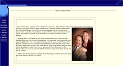 Desktop Screenshot of dossfuneralhome.com